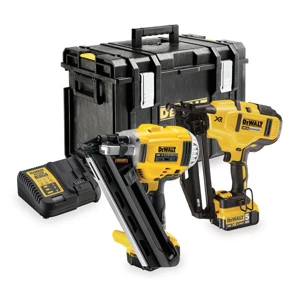 DeWalt DCK264P2-GB 18V XR Li-Ion 1st & 2nd Nailer Kit, 2 x 5.0AH Batteries, Charger & Case
